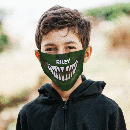 Personalized Dino Mask Face Mask