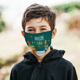 Personalized Kid in Class 1st Grade Face Mask