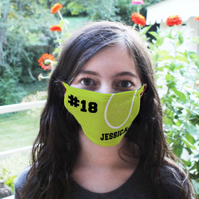 Personalized Tennis Ball Face Mask