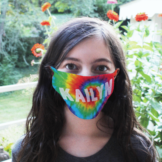 Personalized Tie Dye Face Mask
