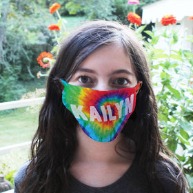 Personalized Tie Dye Face Mask