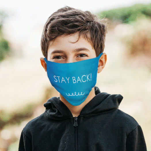 Personalized Write Your Own Message Face Mask