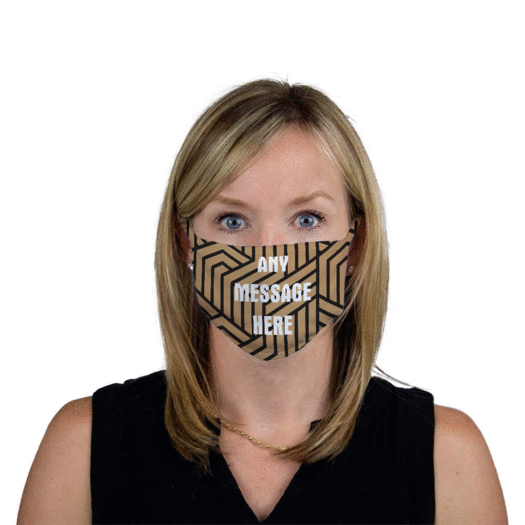 Personalized Gatsby Write Your Own Message Face Mask