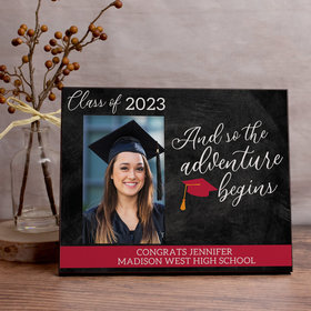 Personalized Picture Frame Graduation Adventure Begins