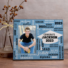 Personalized Picture Frame Graduation Word Cloud