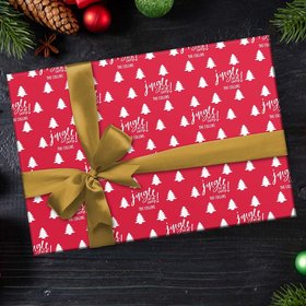 Personalized Jingle All the Way Christmas Wrapping Paper