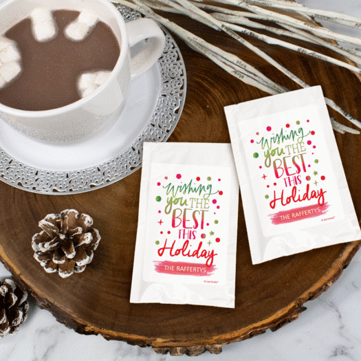 Personalized Christmas Hot Cocoa - Wishing the Best