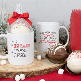 Personalized Best Ever 11oz Mug with Hot Chocolate Bomb