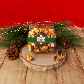 Personalized Christmas Ugly Sweater Chcolate Caramel Sea Salt Gourmet Popcorn 3.5 oz Bags