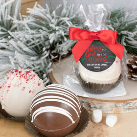 Personalized Christmas Hot Cocoa Bomb Glory to God in the Highest