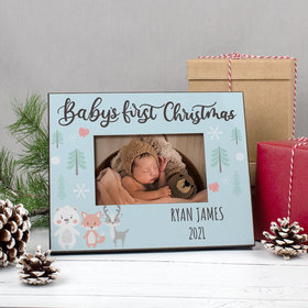 Personalized Picture Frame Baby's First Christmas