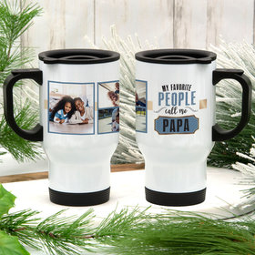 Personalized Travel Mug Grandparent Gifts (14oz) - My Favorite People Call Me