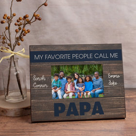 Personalized Picture Frame My Favorite People Call Me Papa (4)