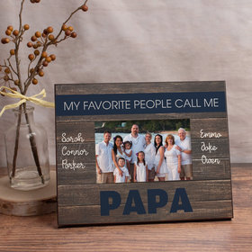 Personalized Picture Frame My Favorite People Call Me Papa (6)