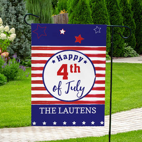 4th of July Stars and Stripes - Garden Flag
