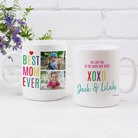 Personalized Best Mom Ever 11oz Empty Mug