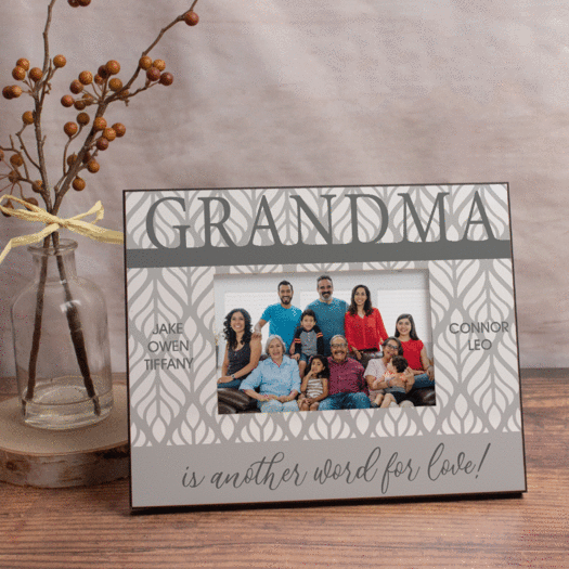 Personalized Picture Frame Grandma is Another Word for Love! (5)