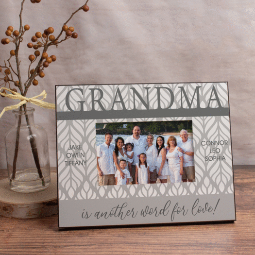 Personalized Picture Frame Grandma is Another Word for Love! (6)