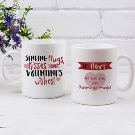 Personalized Valentine's Wishes 11oz Mug Empty