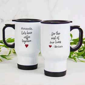 Personalized Travel Mug (14oz) - Coffee Together