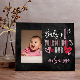 Personalized Picture Frame Baby's First Valentine's Day