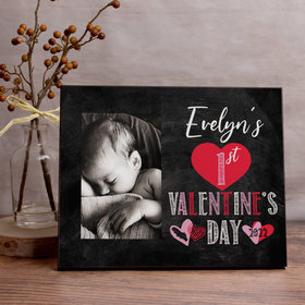 Personalized Picture Frame First Valentine's Day