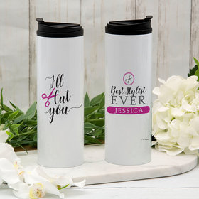 Personalized I'll Cut You Stainless Steel Thermal Tumbler (16oz)