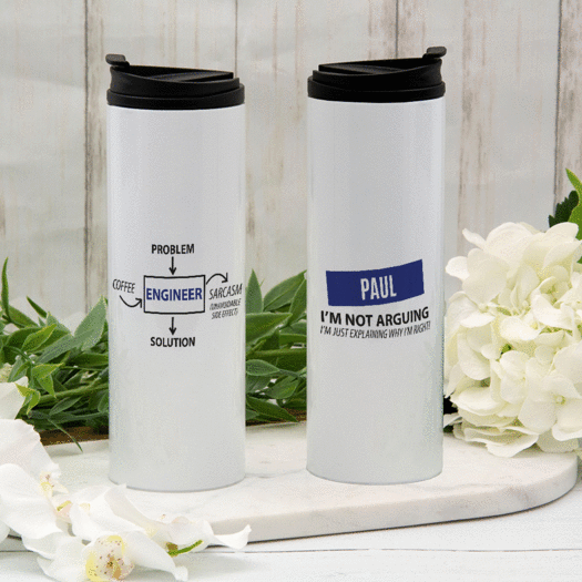 Personalized Engineer Stainless Steel Thermal Tumbler (16oz)