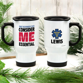 Personalized First Responder Stainless Steel Travel Mug (14oz)