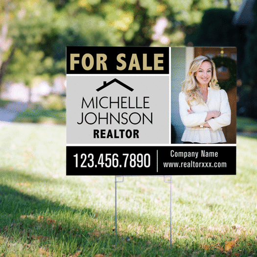 Personalized Real Estate For Sale Yard Sign