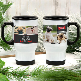 Personalized Best Dog Parent Ever Stainless Steel Travel Mug (14oz)