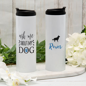 Personalized About My Dog - Mutt Stainless Steel Thermal Tumbler (16oz)