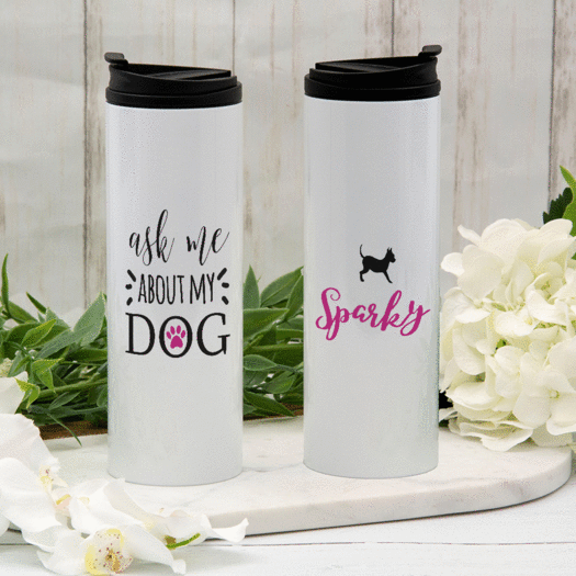 Personalized About My Dog - Chihuahua Stainless Steel Thermal Tumbler (16oz)