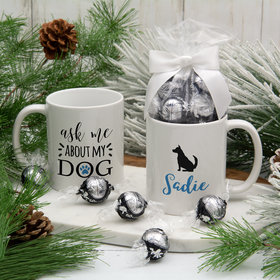 Personalized About My Dog (German Shepard) 11oz Mug with Lindt Truffles