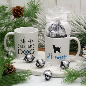 Personalized About My Dog (Cocker Spaniel) 11oz Mug with Lindt Truffles