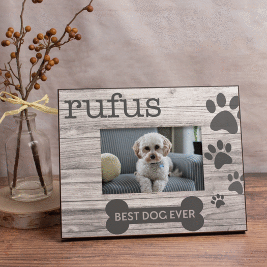 Personalized Picture Frame Best Dog Ever