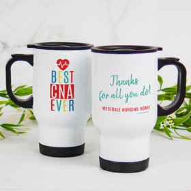 Travel Mug (14oz) - Nurse Appreciation Best CNA Ever