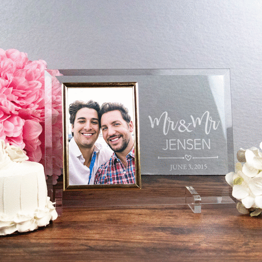 Personalized Picture Frame Mr. & Mr.