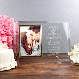 Personalized Picture Frame Anniversary Dates