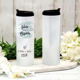 Personalized Future Mrs. Stainless Steel Thermal Tumbler (16oz)