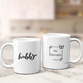 Personalized Hubby 11oz Mug Empty