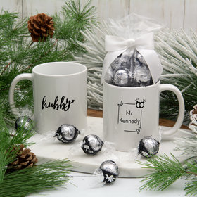Personalized Hubby 11oz Mug with Lindt Truffles