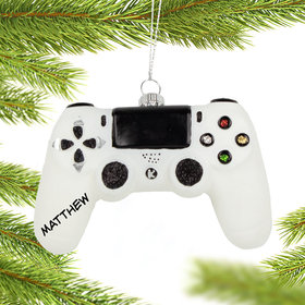 Personalized PlayStation Video Game Controller Christmas Ornament