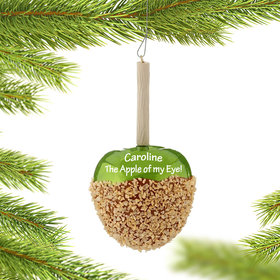 Personalized Caramel Apple Christmas Ornament