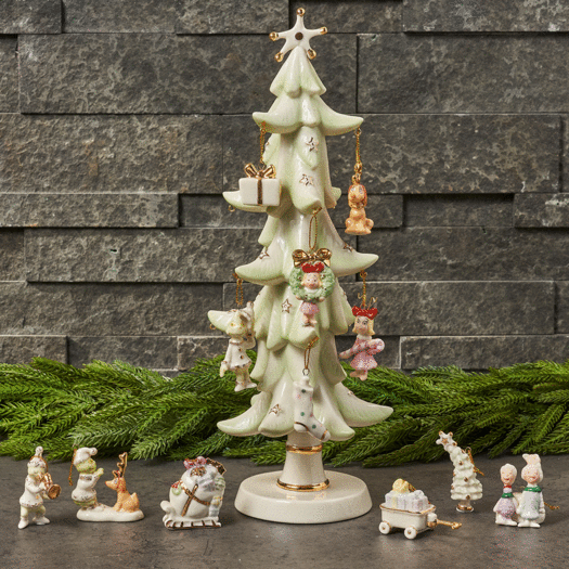 Lenox 6216816 How The Grinch Stole Christmas 12-Piece Ornament Tree
