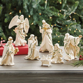 Lenox Holiday Mini Nativity Figurine 7 Piece Set