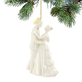 Lenox 2022 Bride and Groom Christmas Ornament