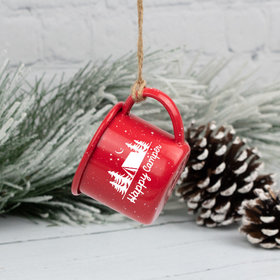 Personalized Mini Campfire Mug Christmas Ornament
