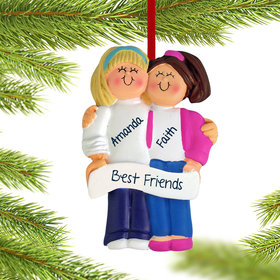 Personalized Friends Christmas Ornament