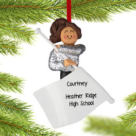 Personalized Color Guard Christmas Ornament